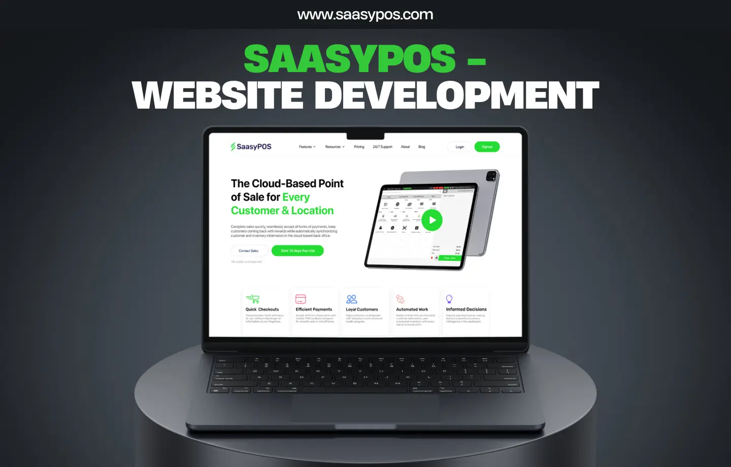 SaasyPOS Website